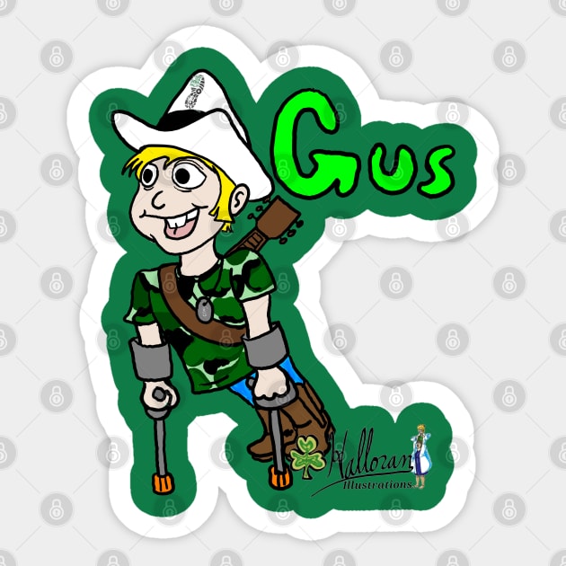 Gus Sticker by Halloran Illustrations